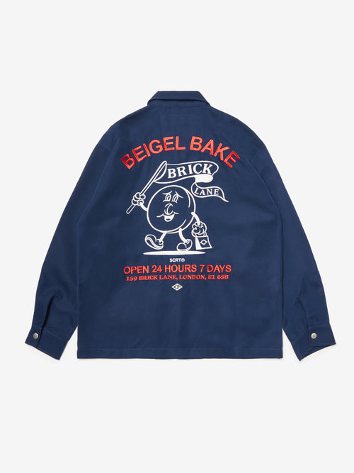 Beigel Bake Overshirt - Navy