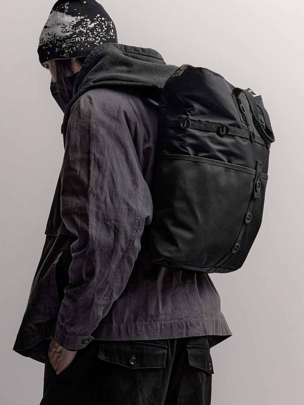 Test Pattern Backpack- Black