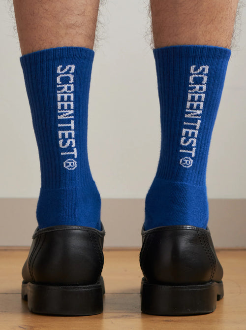 Screen Test Socks - Blue