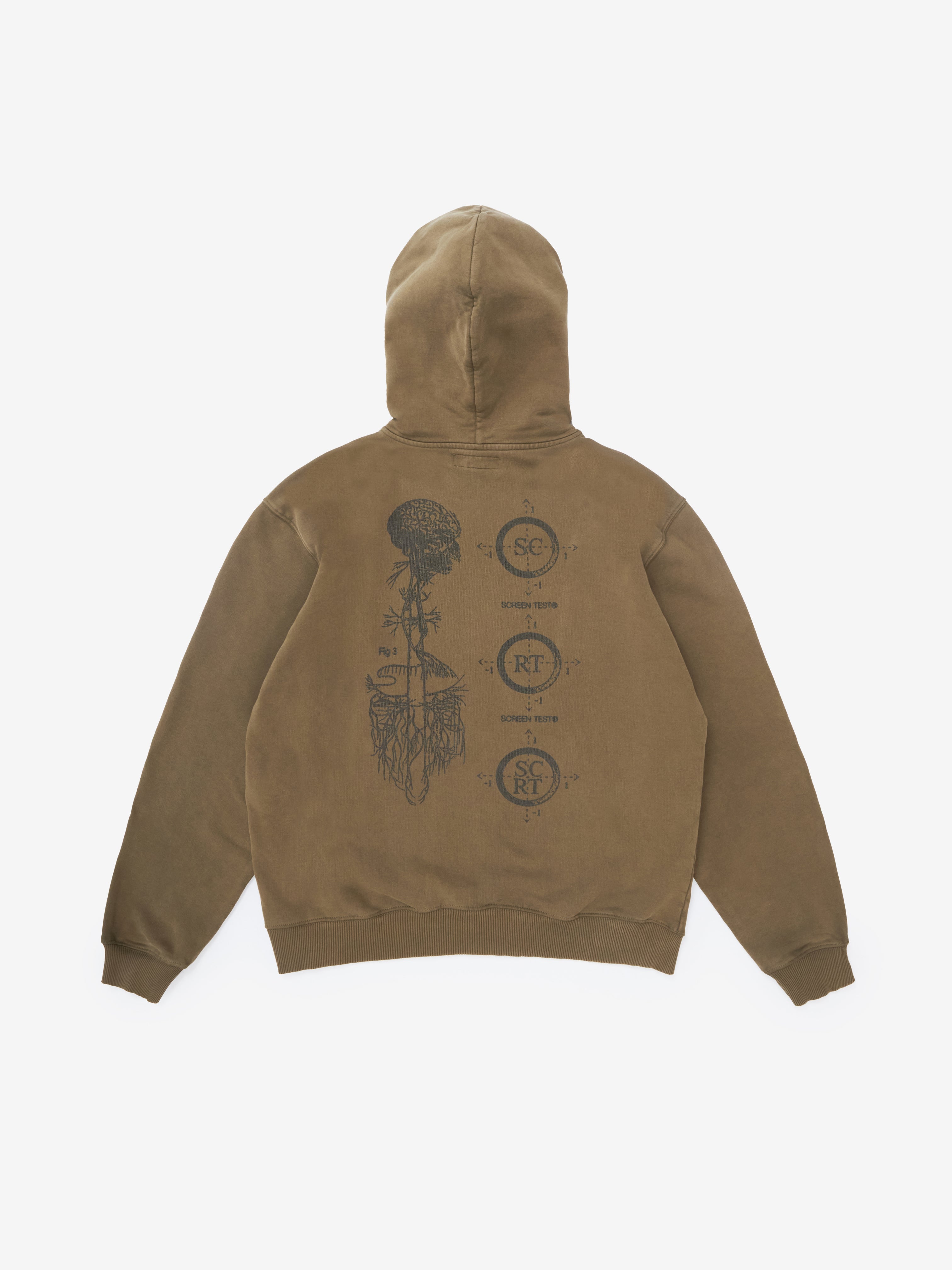Doors of Perception Hoodie - Garment Dyed Olive – SCRT