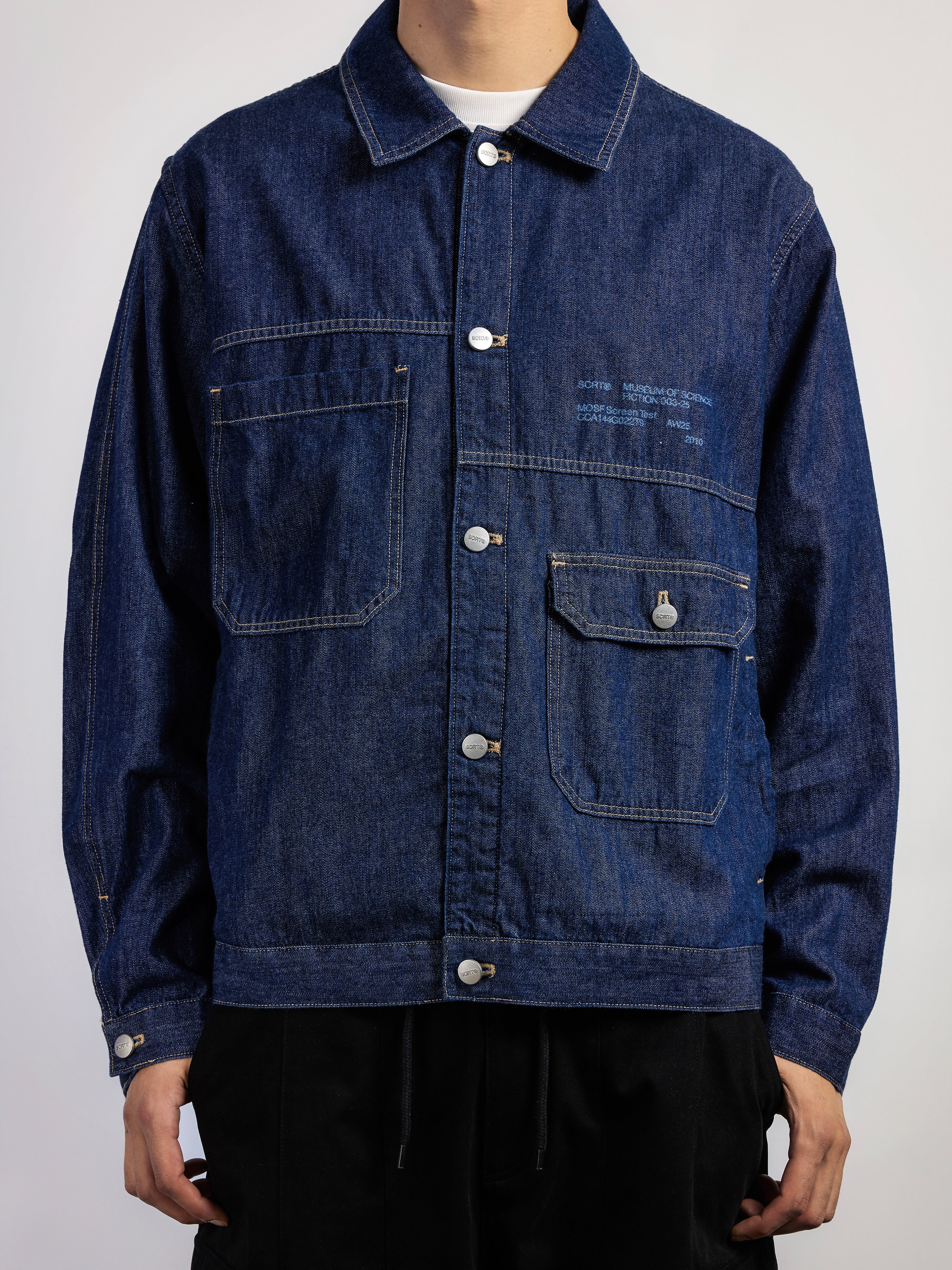 Parallax Selvedge Denim Chore - Indigo – SCRT