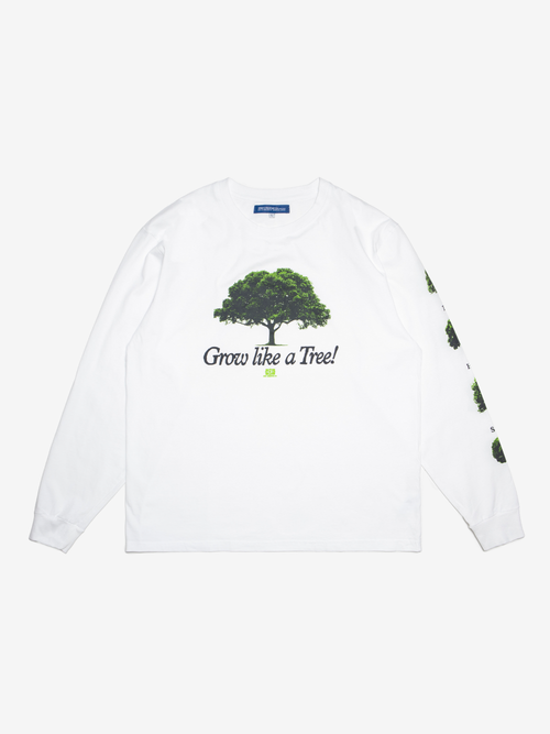 Maglietta a maniche lunghe Like A Tree - Bianca