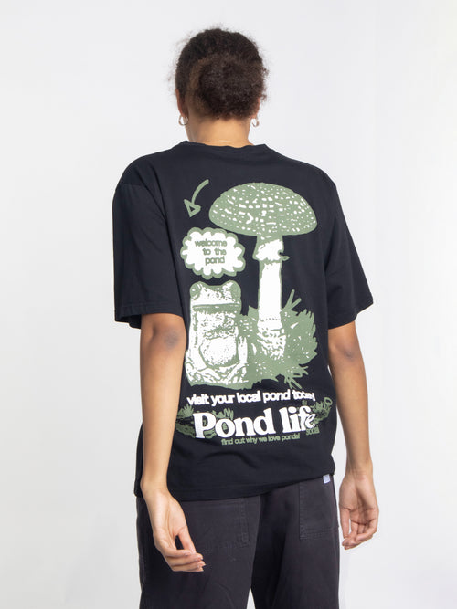 Camiseta Pond Life - Negro