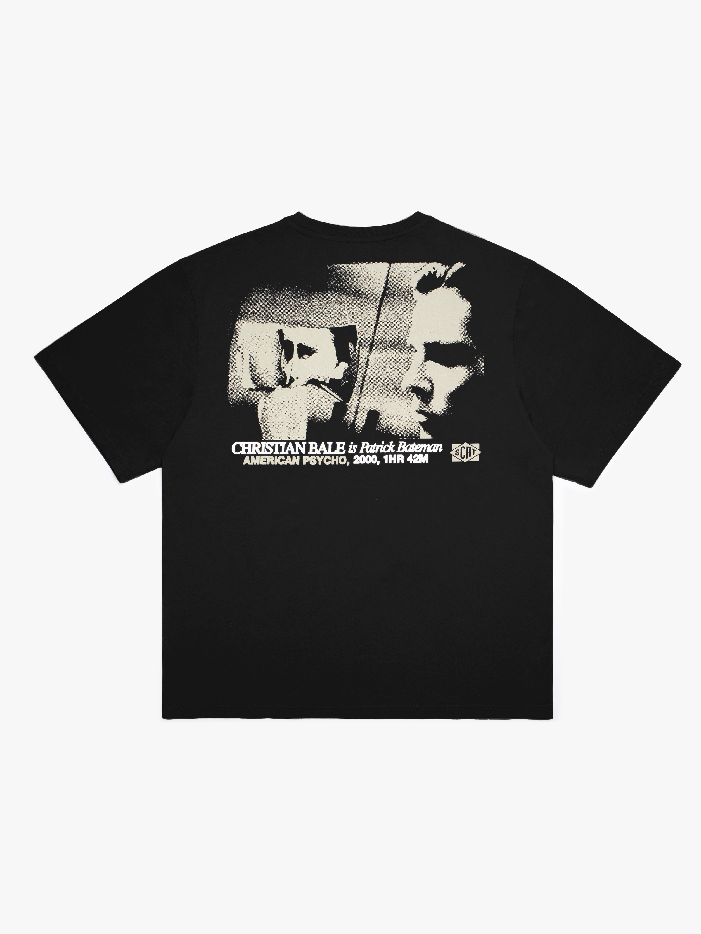 American Psycho Embroidery T-Shirt - Black – SCRT