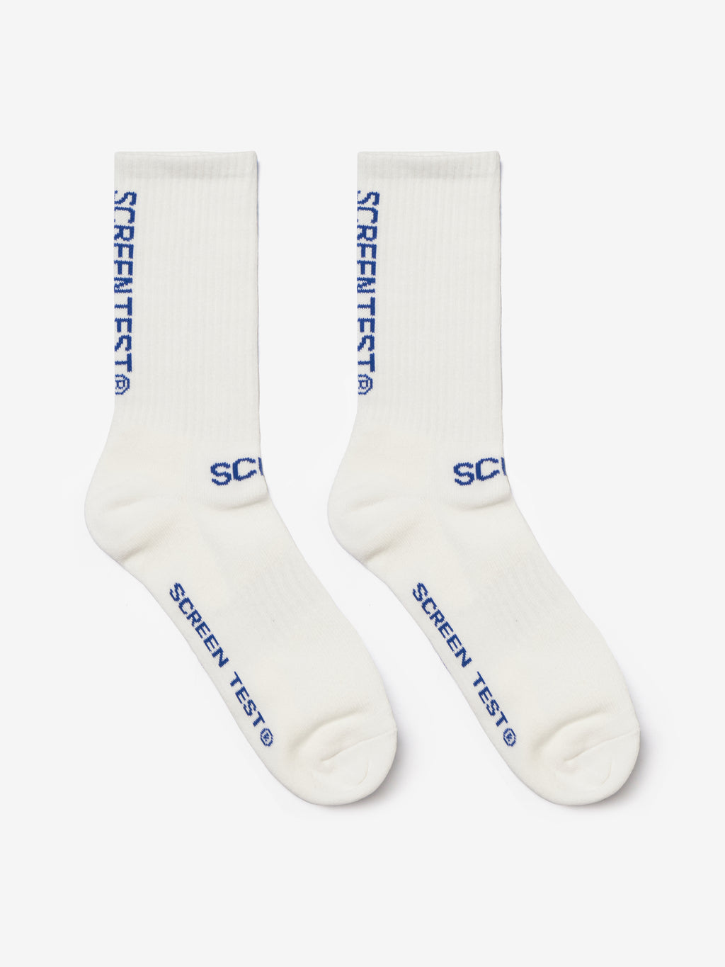 Screen Test Socks - White