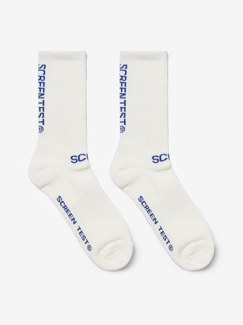 Screen Test Socks - White