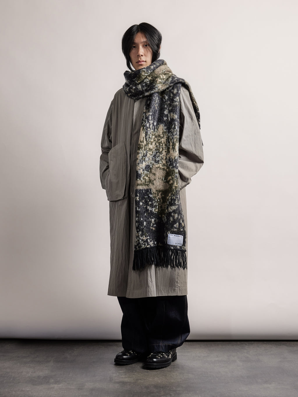Skyline Blanket Scarf - Midnight
