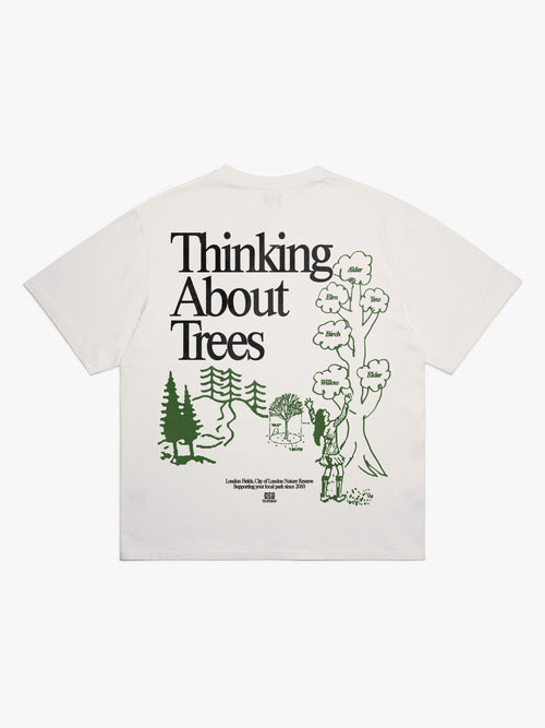 T-shirt Penser aux arbres - Sauge