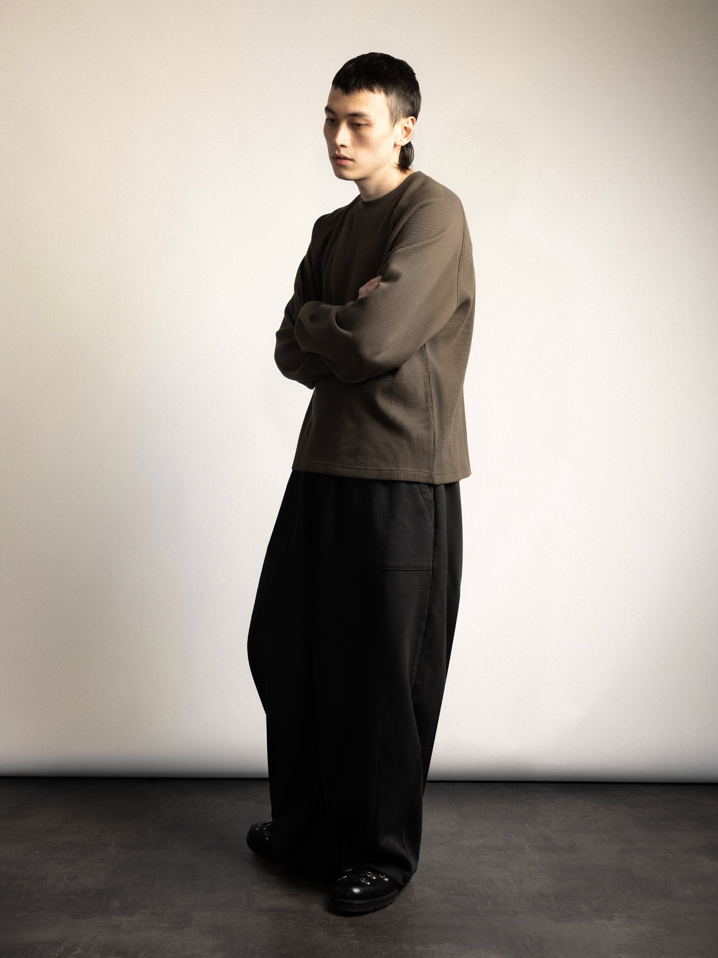 Waffle Longsleeve - Loam – SCRT