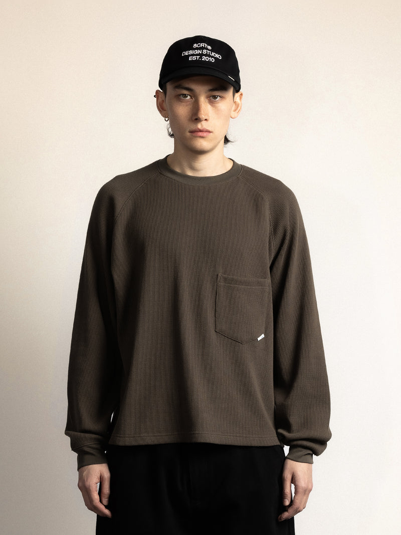 Waffle Longsleeve - Loam – SCRT