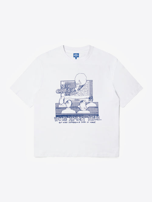 Maglietta abstrait - Blanc