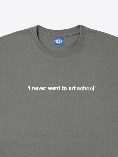 T-Shirt école d'art - Gris pierre