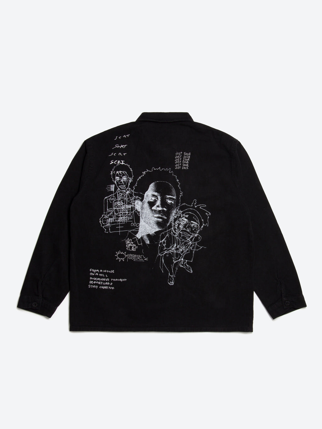 Basquiat Overshirt - Black