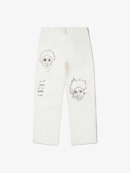 Pantaloni Basquiat - Natural -