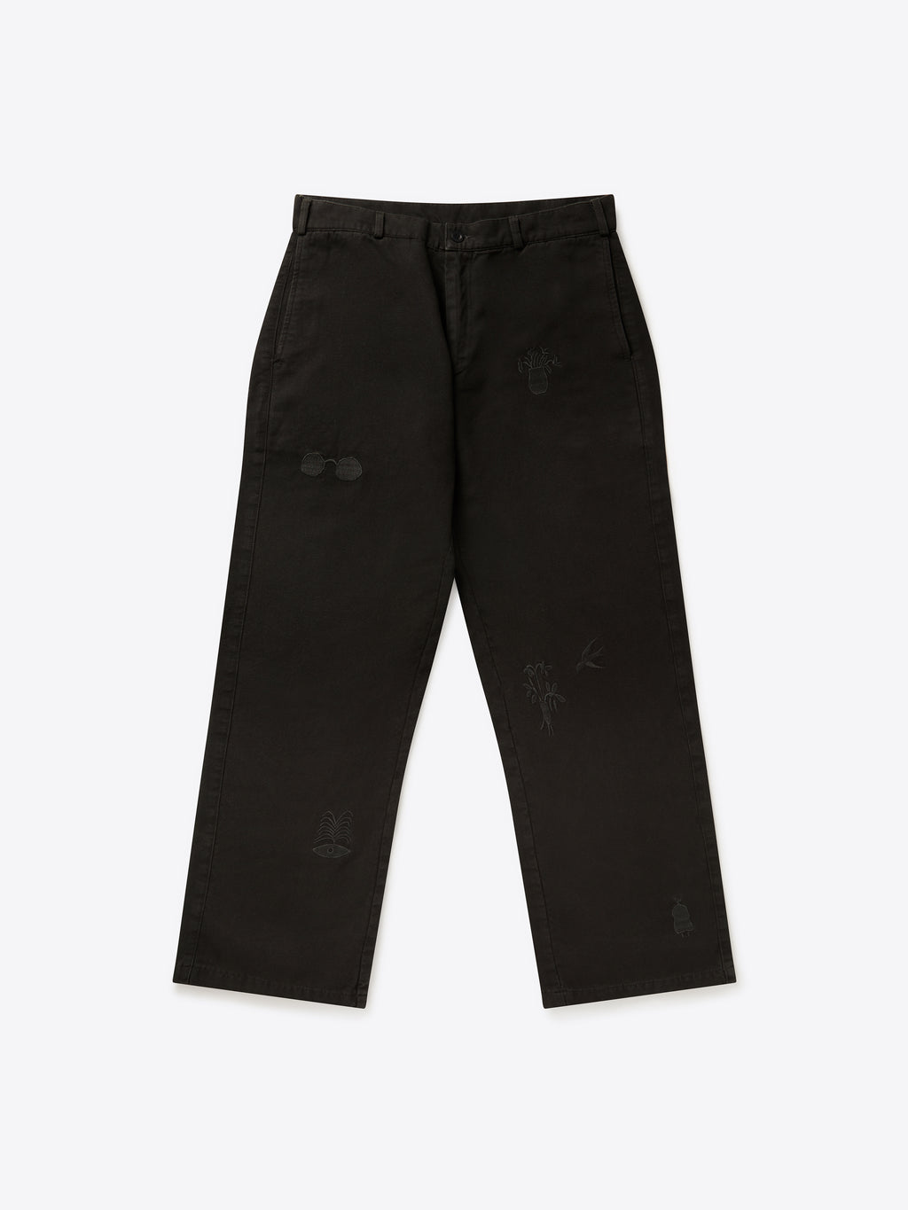 Pantalon Paix - Noir lavé