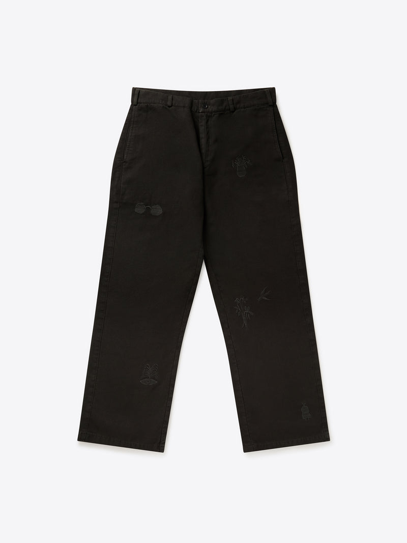 Paix Trousers - Washed Black