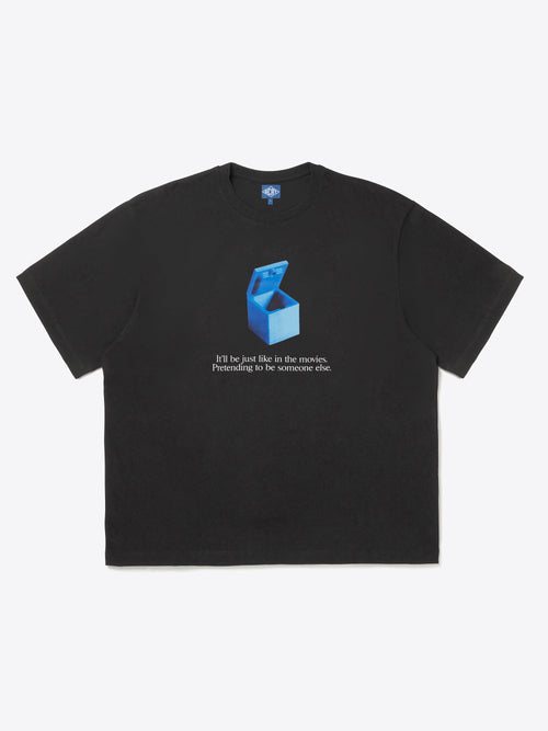 T-Shirt Blue Box - Noir