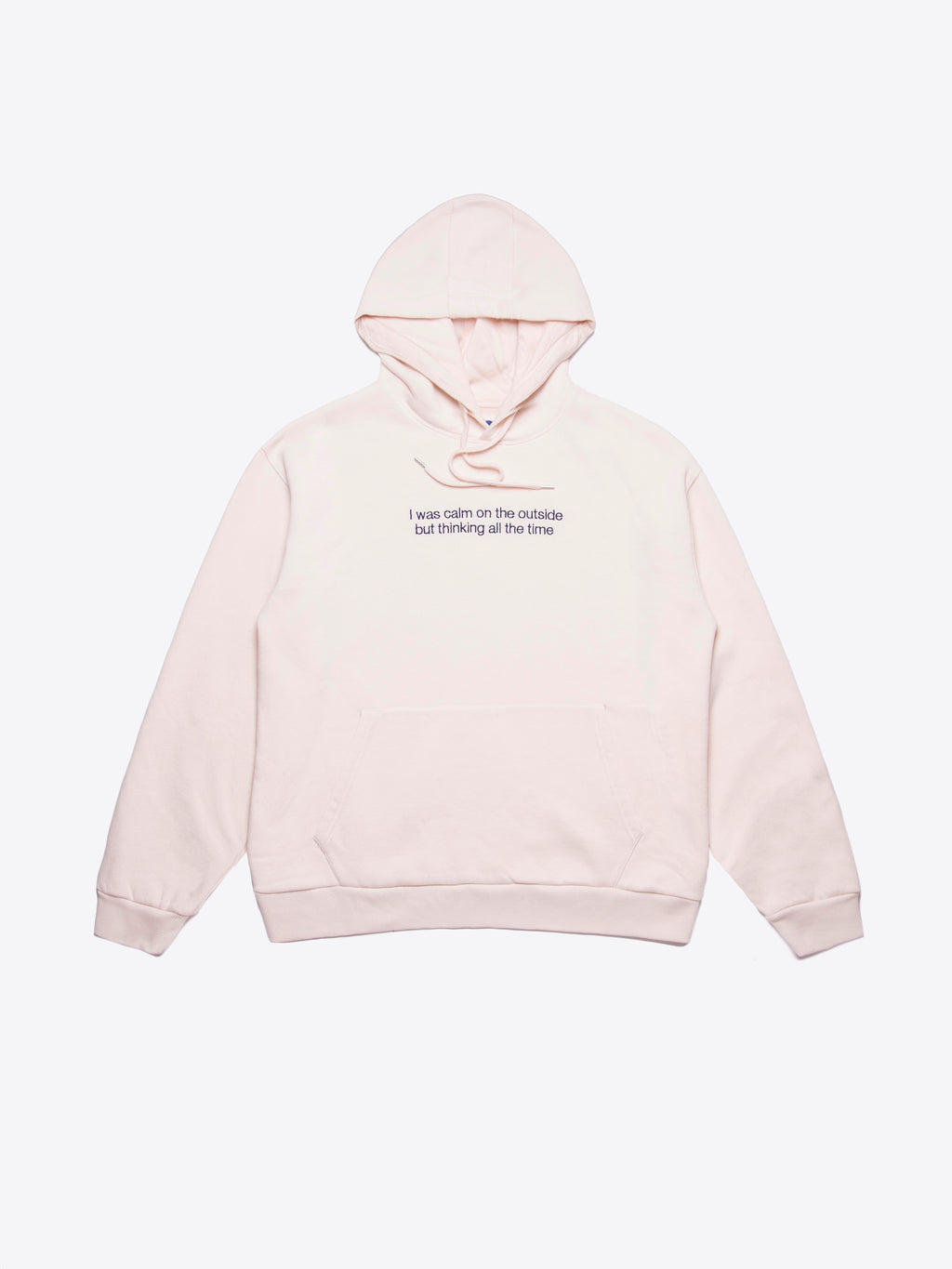 Calm On The Outside Hoodie - Pink