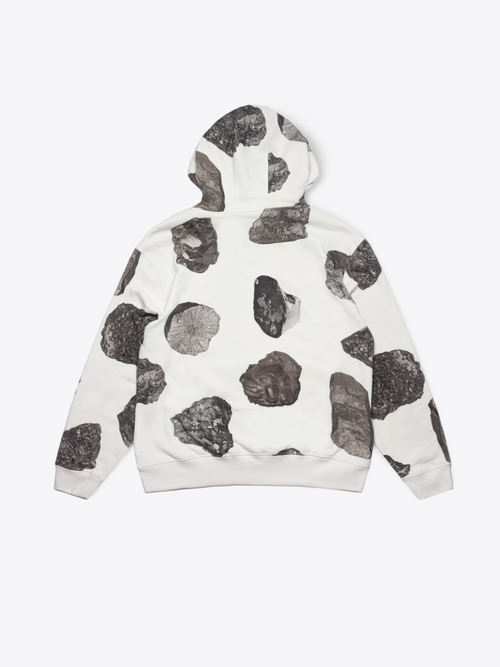 Felpa con cappuccio Meteorite - bianca