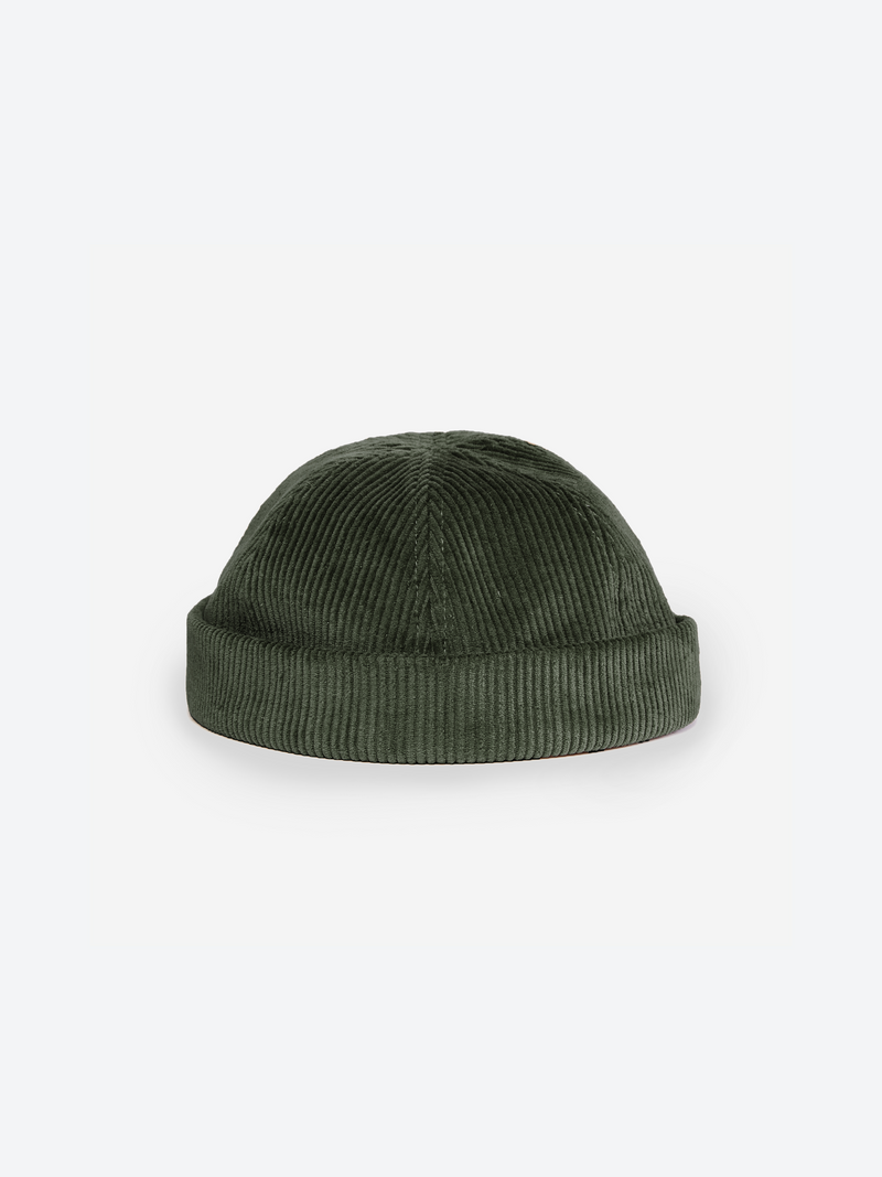 Cord top docker hat