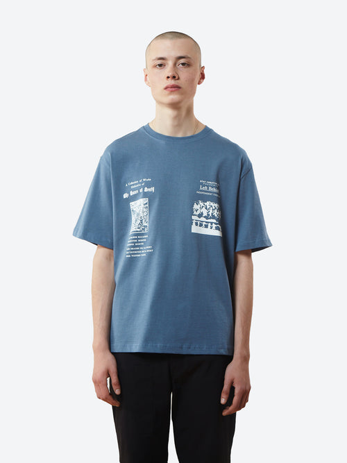 Camiseta de la danse - Bleu de Chine