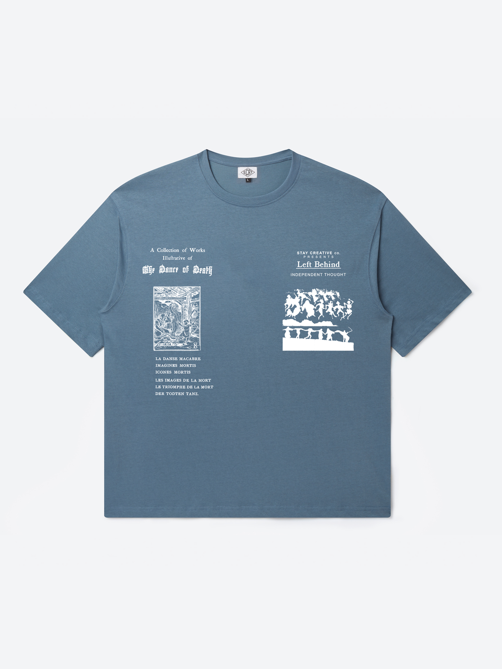 T-shirt de la danse - Bleu de Chine