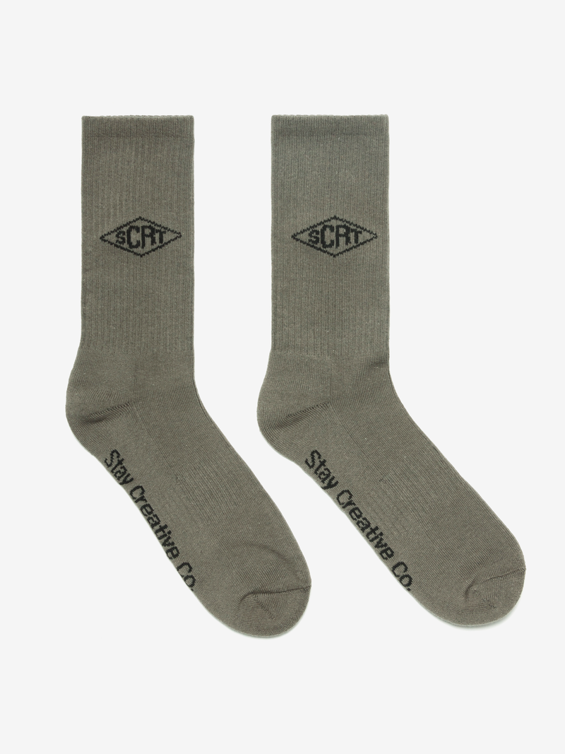 Diamond Socks - Khaki