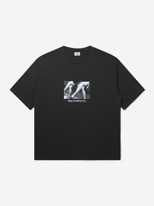 T-Shirt Jambes - Noir
