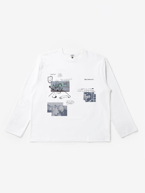 Camiseta de manga larga Twin Peaks - White