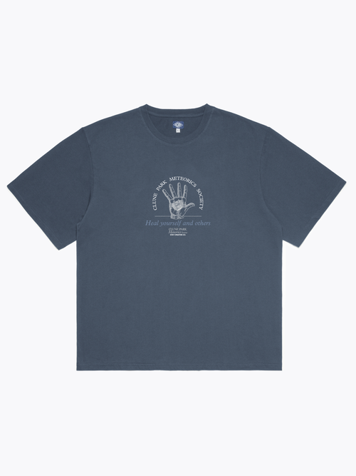 T-shirt Meteorics Society - Bleu
