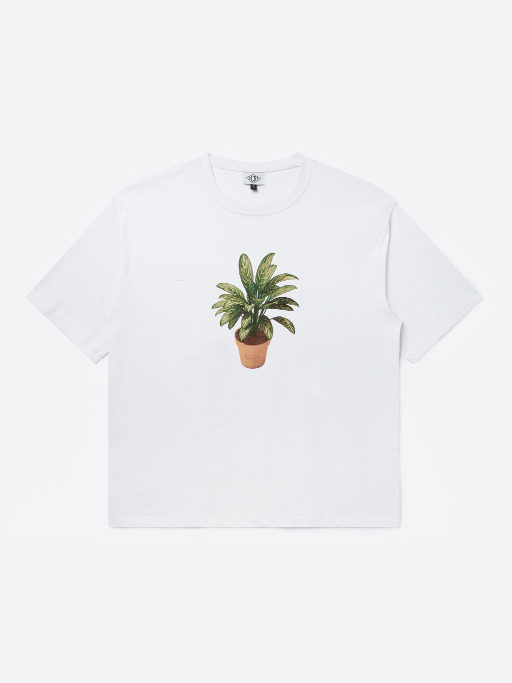 植物Tシャツ-白