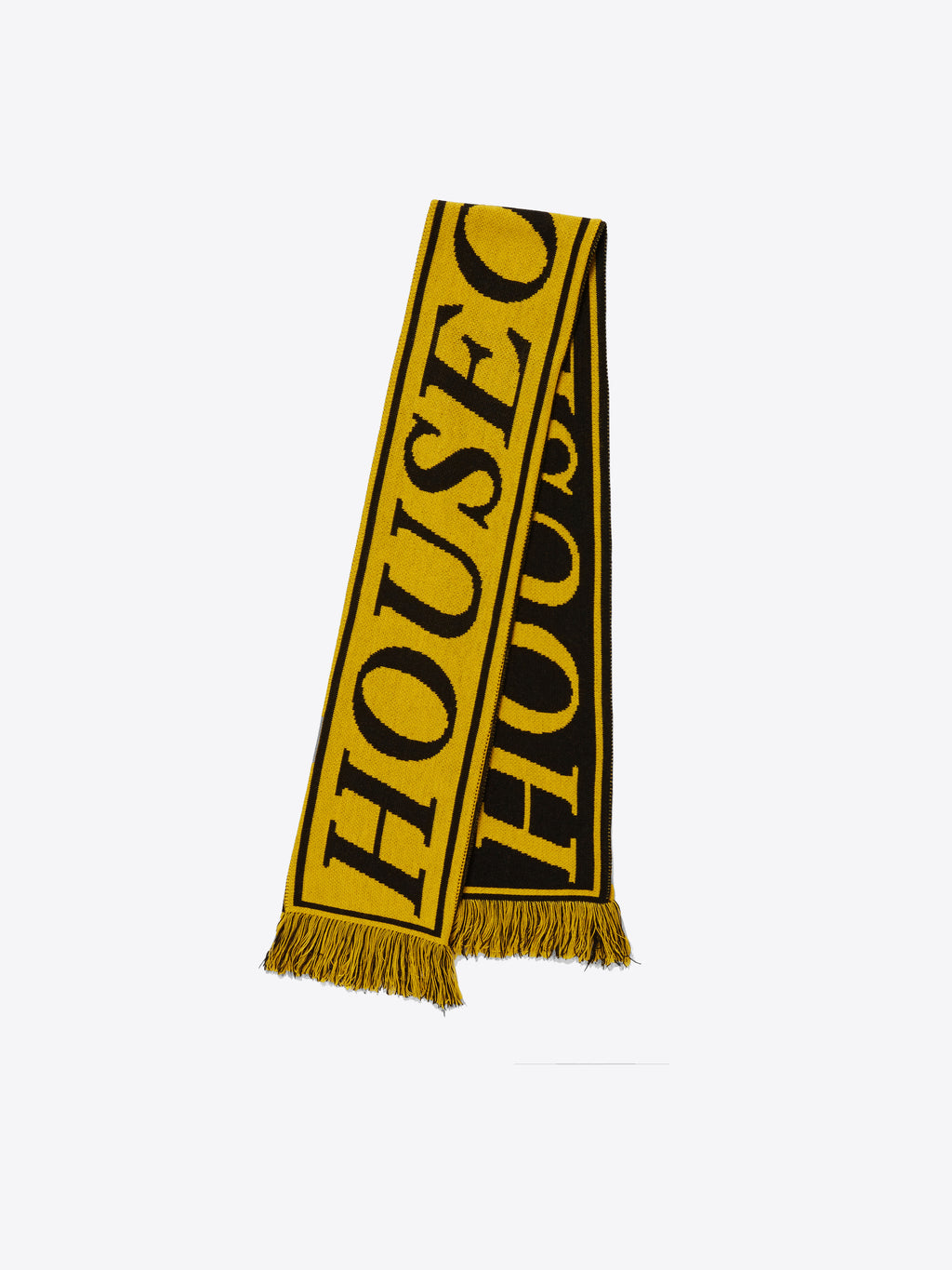 House On A Hill Scarf - Yellow & Black