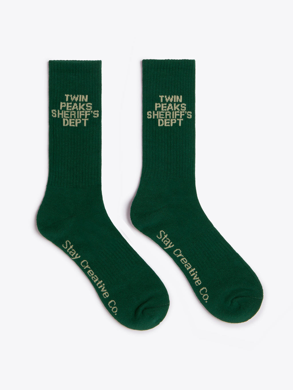 Sheriffs Department Socks - Pine