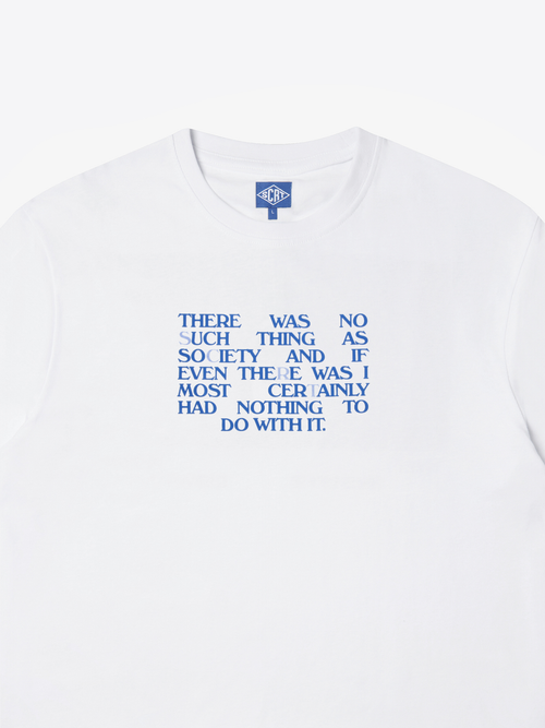 ソサエティTシャツ-ホワイト