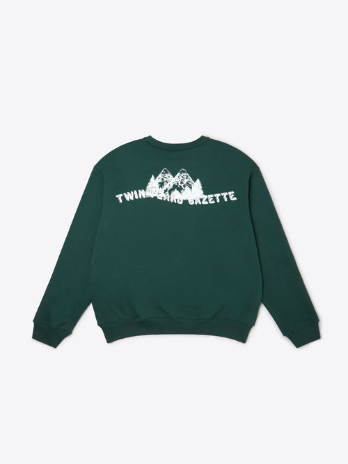 Twin Peaks Gazette Sweatshirt - Dunkelste Fichte
