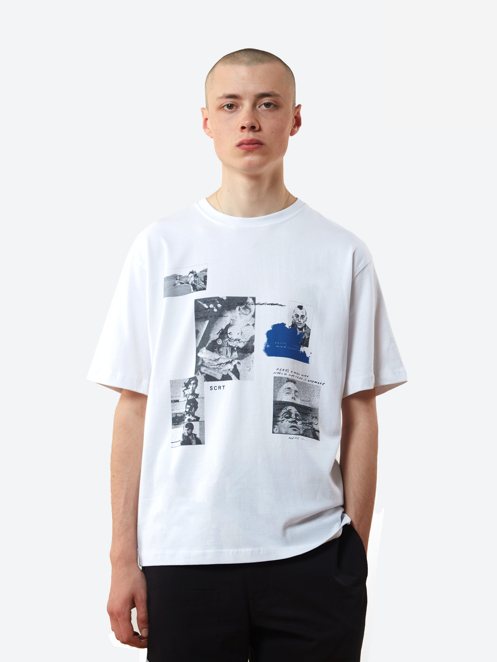 Taxi Collage T-Shirt - White