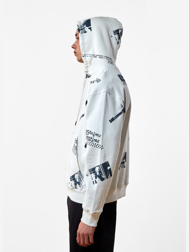 Taxi 2025 hoodie white