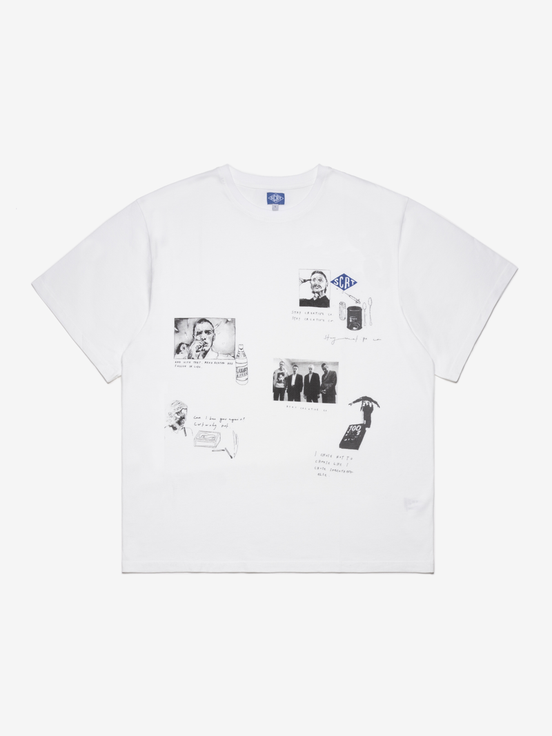 トレインスポッティングTシャツ-ホワイト– SCRT