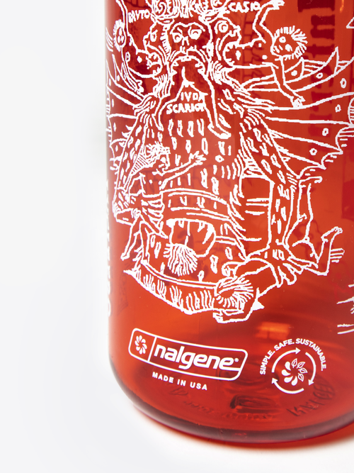 Botella de agua Inferno - Rojo