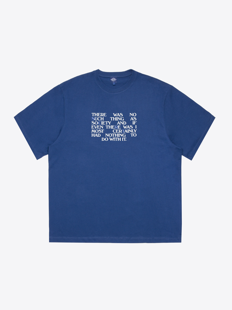 Society T-Shirt - True Blue