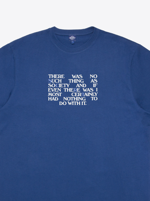 Society T-Shirt - True Blue
