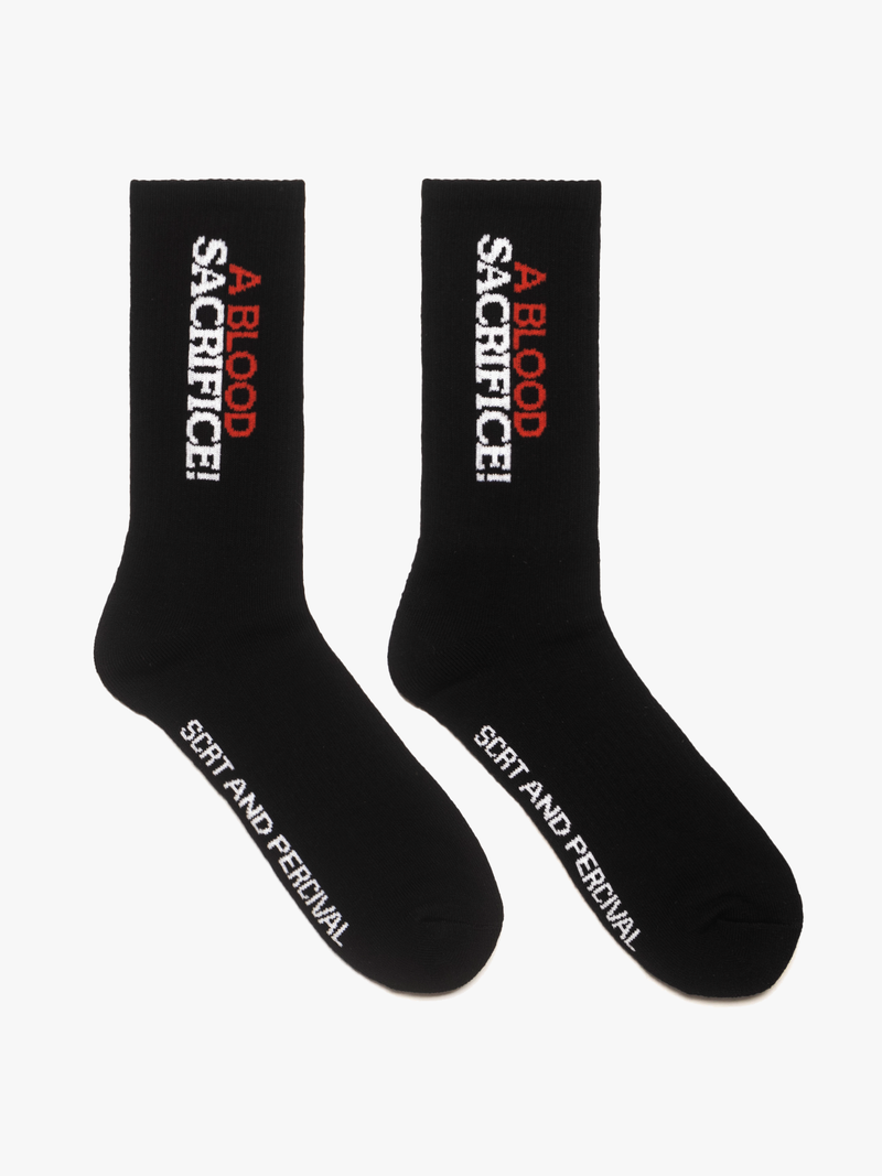 Blood Sacrifice Socks - Black